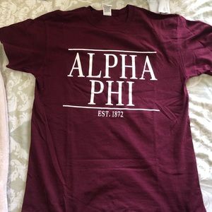 Alpha Phi basic tee
